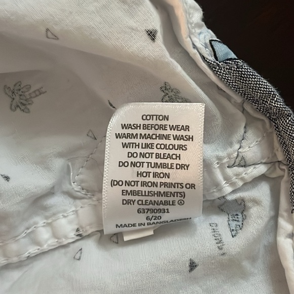 Boys Button Up Shirt Size 1 - Picture 3 of 5